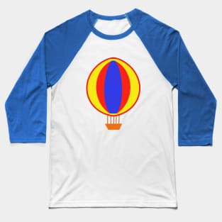 Bold and Bright Hot Air Balloon Baseball T-Shirt